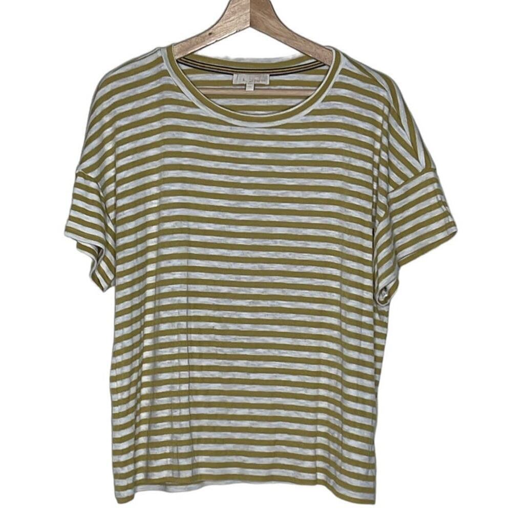 & . LAYERED STRIPED SHORT SLEEVE  T-SHIRT SIZE‎ XL